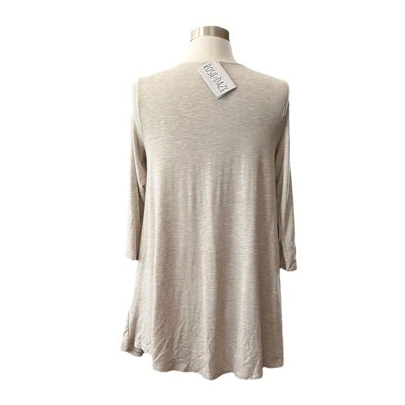 NWT BLVD Tee Women’s Size S 'Weekends Coffee and Dogs' Graphic Top Ivory Casual - Picture 5 of 8